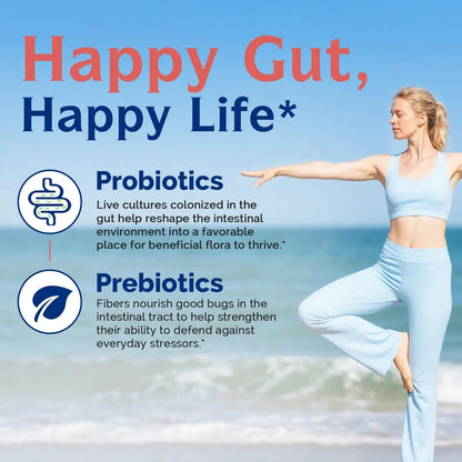Innate Vitality Daily Probiotics for Women & Men, 30 Billion CFU of 25 Strains, Prebiotics, for Digestive Health Diarrhea Constipation Bloating & Gas Relief, Delayed Release, No Gluten, Vegan, 30 Caps - Maple Wellness Supplements