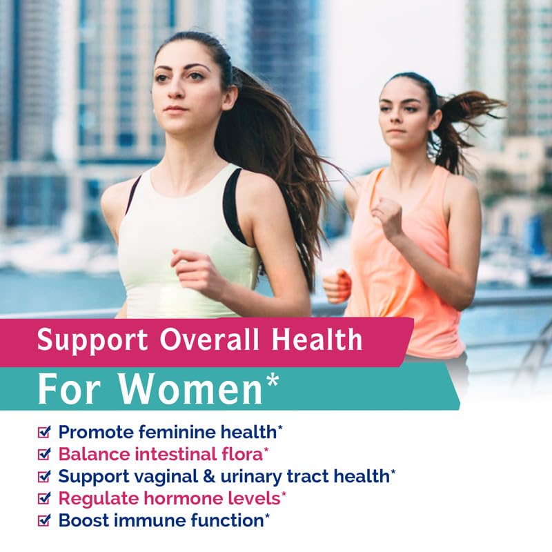 Innate Vitality Women’s Probiotics, 100 Billion CFUs 18 Strains, with Cranberry, Vitamin C - Maple Wellness Supplements
