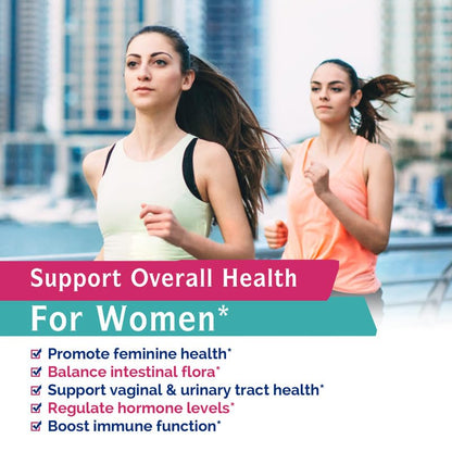 Innate Vitality Women’s Probiotics, 100 Billion CFUs 18 Strains, with Cranberry, Vitamin C - Maple Wellness Supplements