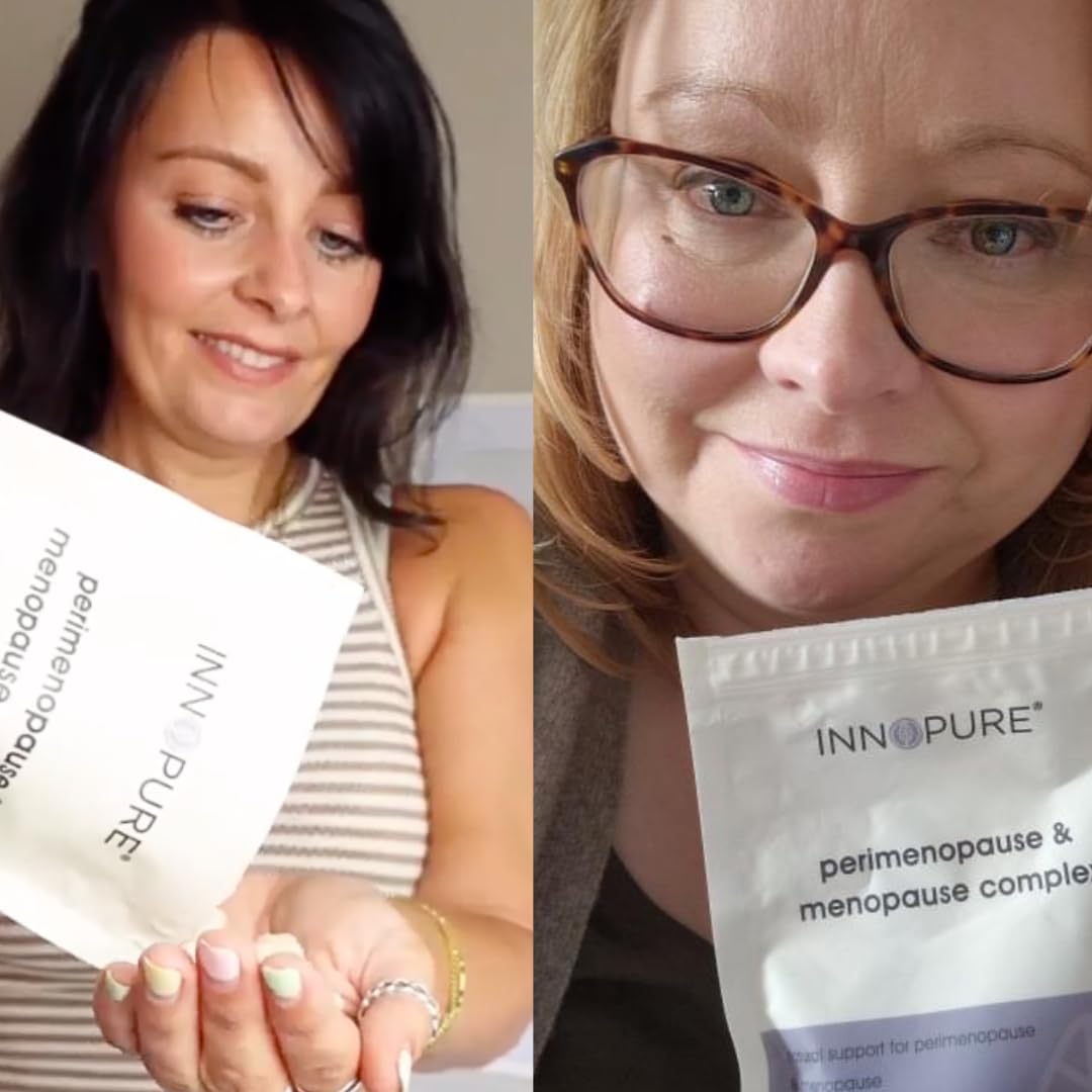 INNOPURE Perimenopause & Menopause Complex for Women (2 Month Supply) Red Clover, Wild Yam, Maca, Sage and Vitamins Including B6 for Hormone Regulation, Clean Label (Pure-Fill) 60 Capsules - Maple Wellness Supplements