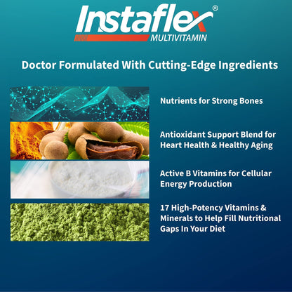 Instaflex Multivitamin - Joint Support Supplement, Supports Mobility and Bone Health, 90 Tablets - Maple Wellness Supplements
