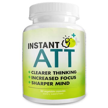 InstantATT - 7-in-1 Caffeine Free Nootropic All-Natural Brain, Focus, Memory Supplement (60 Capsules) - Maple Wellness Supplements