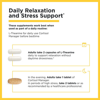 Integrative Therapeutics Cortisol Manager & L-Theanine - Maple Wellness Supplements