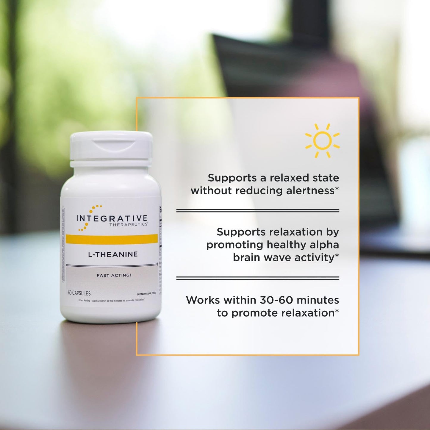 Integrative Therapeutics Cortisol Manager & L-Theanine - Maple Wellness Supplements