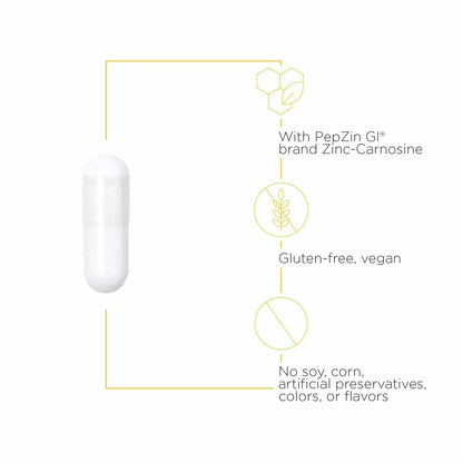 Integrative Therapeutics Zinc-Carnosine - Digestive & Gut Health Support* - GI Tract Support* - Supports Immune Health* - Easy-to-Swallow - Maple Wellness Supplements