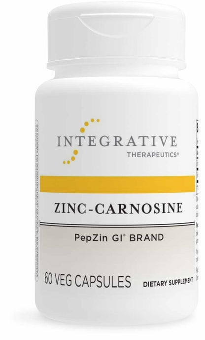 Integrative Therapeutics Zinc-Carnosine - Digestive & Gut Health Support* - GI Tract Support* - Supports Immune Health* - Easy-to-Swallow - Maple Wellness Supplements