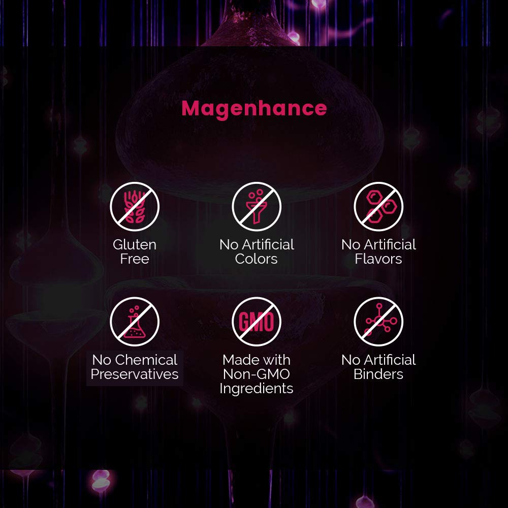 Intelligent Labs MagEnhance Magtein Magnesium Complex Supplement L-Threonate with Magnesium Glycinate and Taurate, 90 Capsules - Maple Wellness Supplements