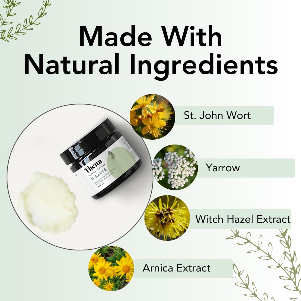 Intense Hemorrhoid Treatment Natural Hemorrhoid Relief Cream, Max Strength Herbal Anal Fissure Relief Ointment with Organic Witch Hazel for Postpartum Piles, Best with Thena Sitz Bath Soak Women Men - Maple Wellness Supplements