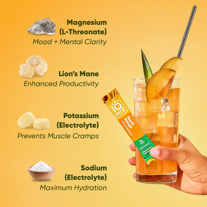 IQMIX Hydration Electrolyte Powder – 4-in-1 Formula for Hydration, Mental Clarity, Mood and Recovery – Sugar-Free Drink Mix, Keto, Magnesium L-Threonate - Maple Wellness Supplements