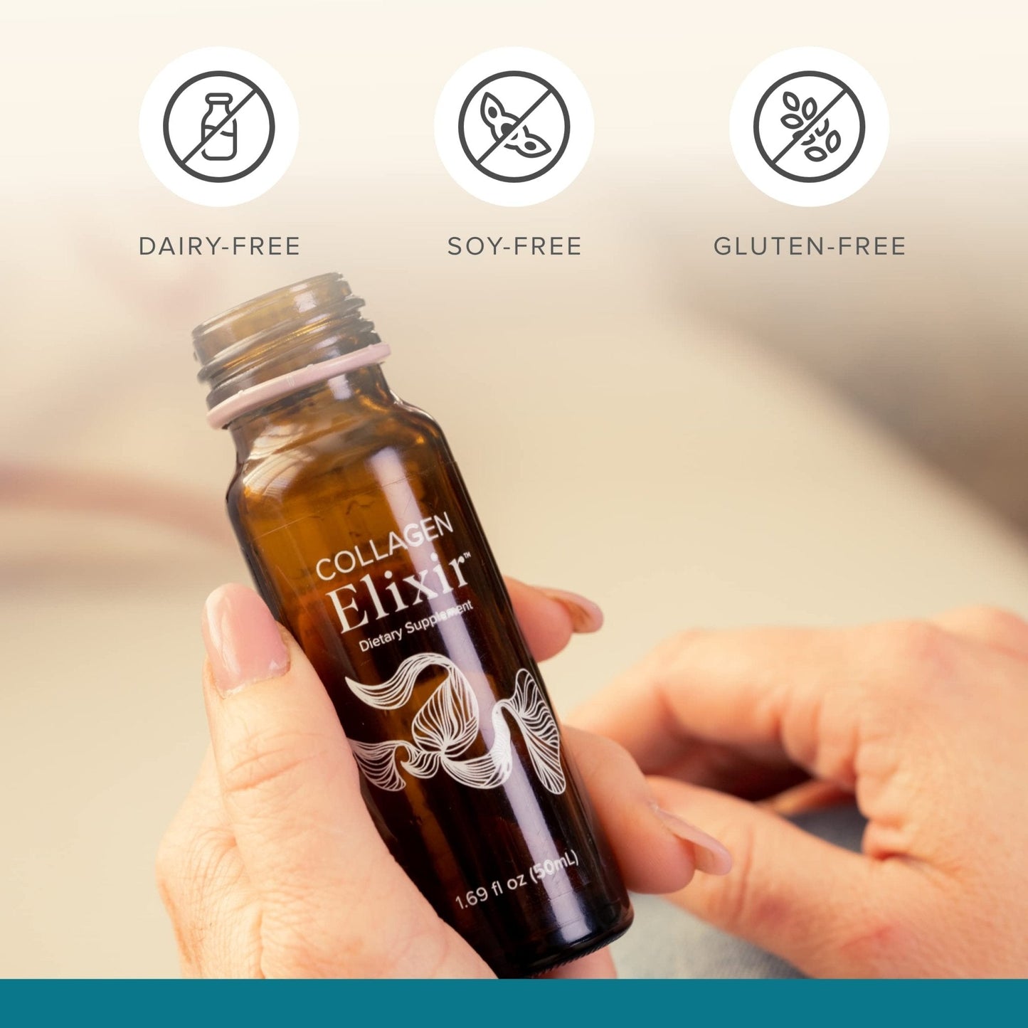 Isagenix Collagen Elixir - Collagen Drink with Marine Collagen Peptides - Liquid Collagen - Maple Wellness Supplements