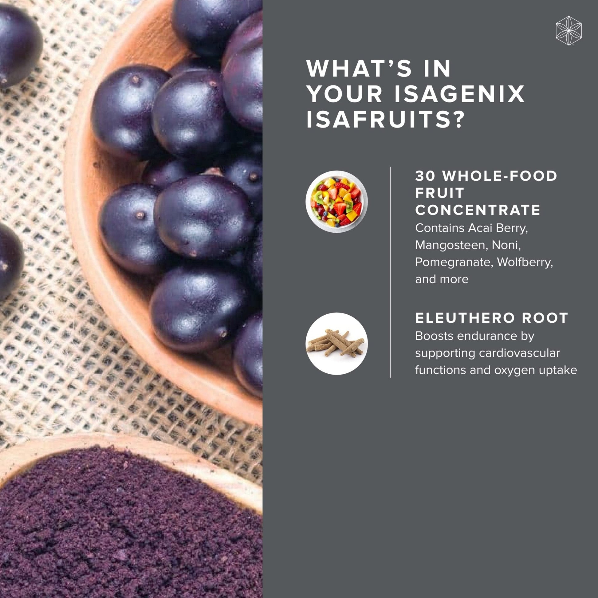 Isagenix Fruits - Phytonutrient & Superfruits Drink Mix - Health Support Supplement - Maple Wellness Supplements