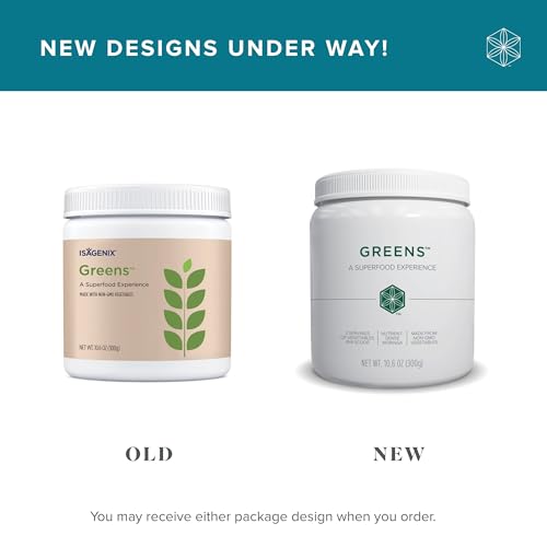 Isagenix Greens - 2 Servings of Vegetables Per Scoop - A Superfood Experience - Maple Wellness Supplements