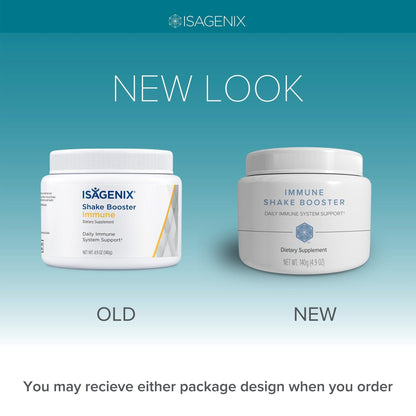 Isagenix Immune Shake Booster - Supports Healthy Immune Function with Wellmune® Beta-Glucans & Mushroom Blend - Unflavored Powder for Easy Mixing - Good Source of Fiber - No Artificial Ingredients - Maple Wellness Supplements