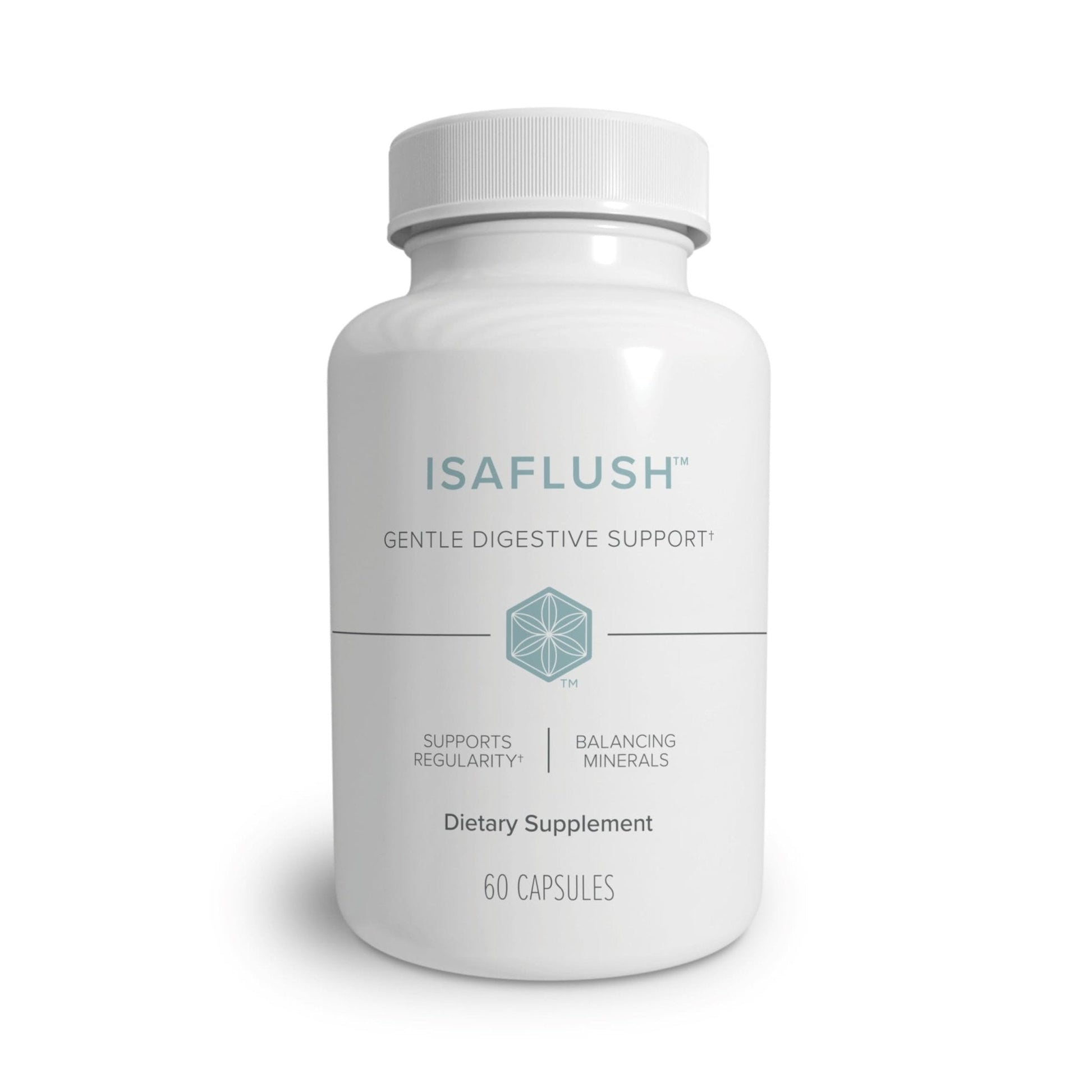Isagenix IsaFlush - Gentle Digestive Support with Balanced Minerals Encouraging Regularity - No Harsh Laxatives - 60 Capsules - Maple Wellness Supplements