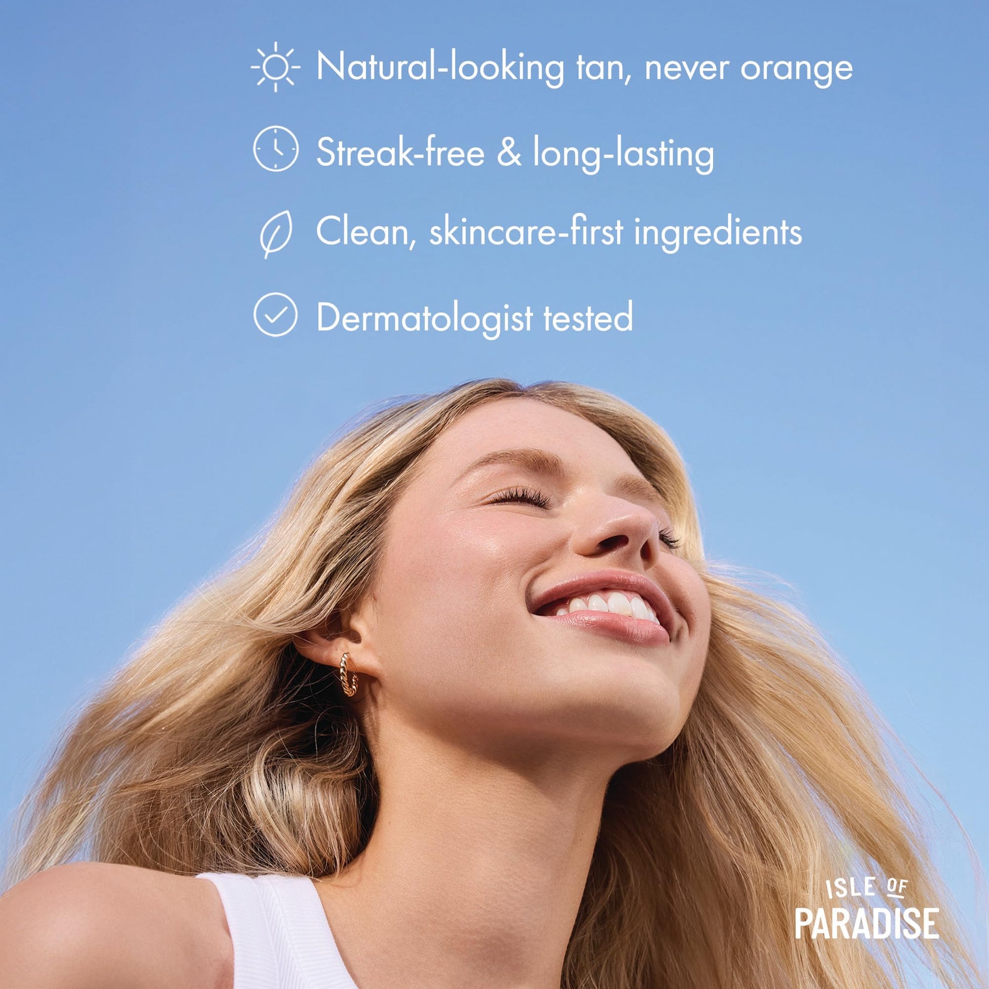 Isle of Paradise Self Tanning Face & Body Drops- Medium, Self Tanner Drops for a Natural Bronze, Long-lasting Tan - Maple Wellness Supplements