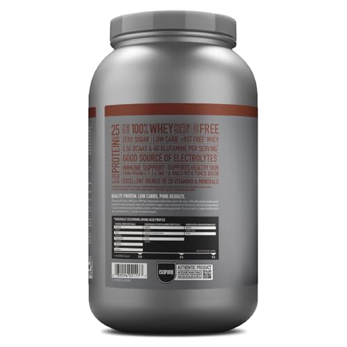 Isopure Dutch Chocolate Whey Isolate Protein Powder with Vitamin C & Zinc for Immune - Maple Wellness Supplements