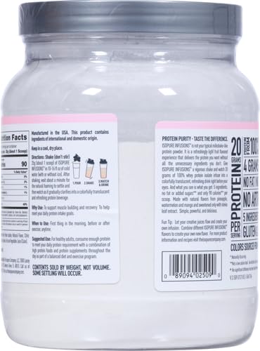 Isopure Protein Powder, Clear Whey Isolate Protein, Post Workout Recovery Drink Mix - Maple Wellness Supplements