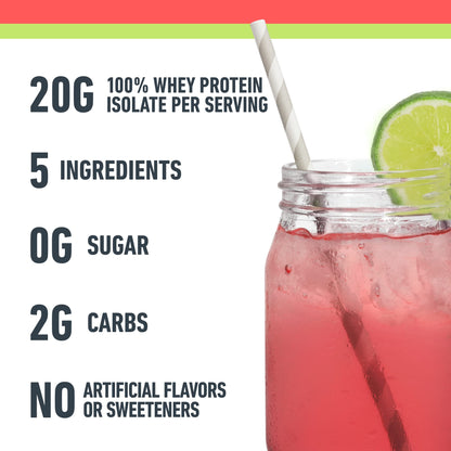 Isopure Protein Powder, Clear Whey Isolate Protein, Post Workout Recovery Drink Mix - Maple Wellness Supplements