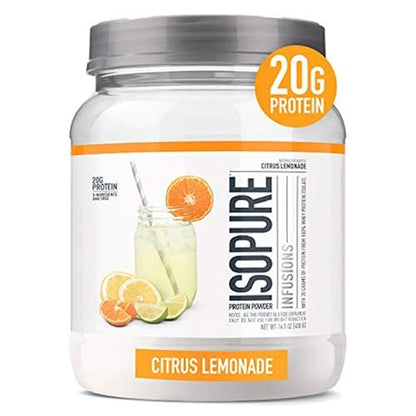 Isopure Protein Powder, Clear Whey Isolate Protein, Post Workout Recovery Drink Mix - Maple Wellness Supplements
