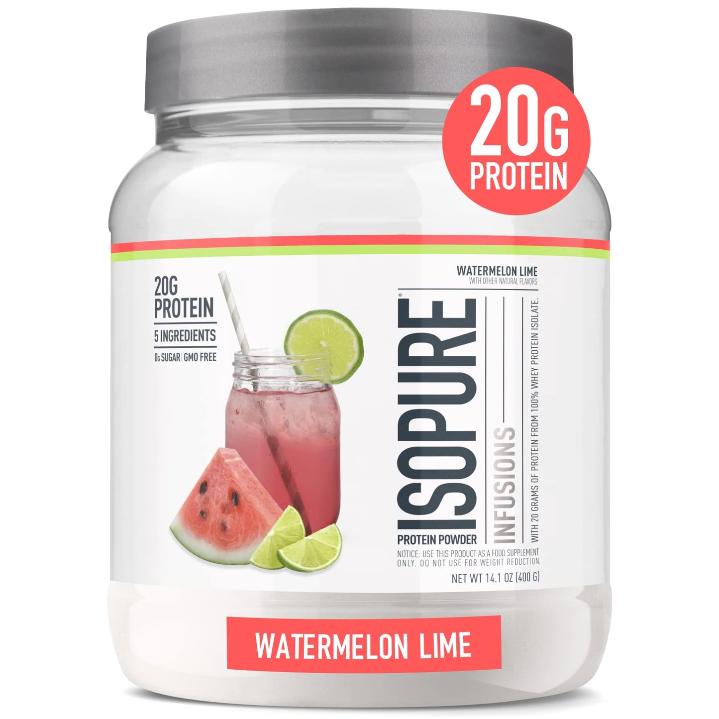Isopure Protein Powder, Clear Whey Isolate Protein, Post Workout Recovery Drink Mix - Maple Wellness Supplements