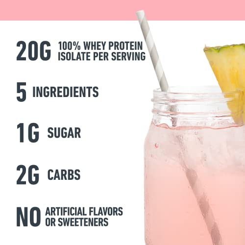 Isopure Protein Powder, Clear Whey Isolate Protein, Post Workout Recovery Drink Mix - Maple Wellness Supplements