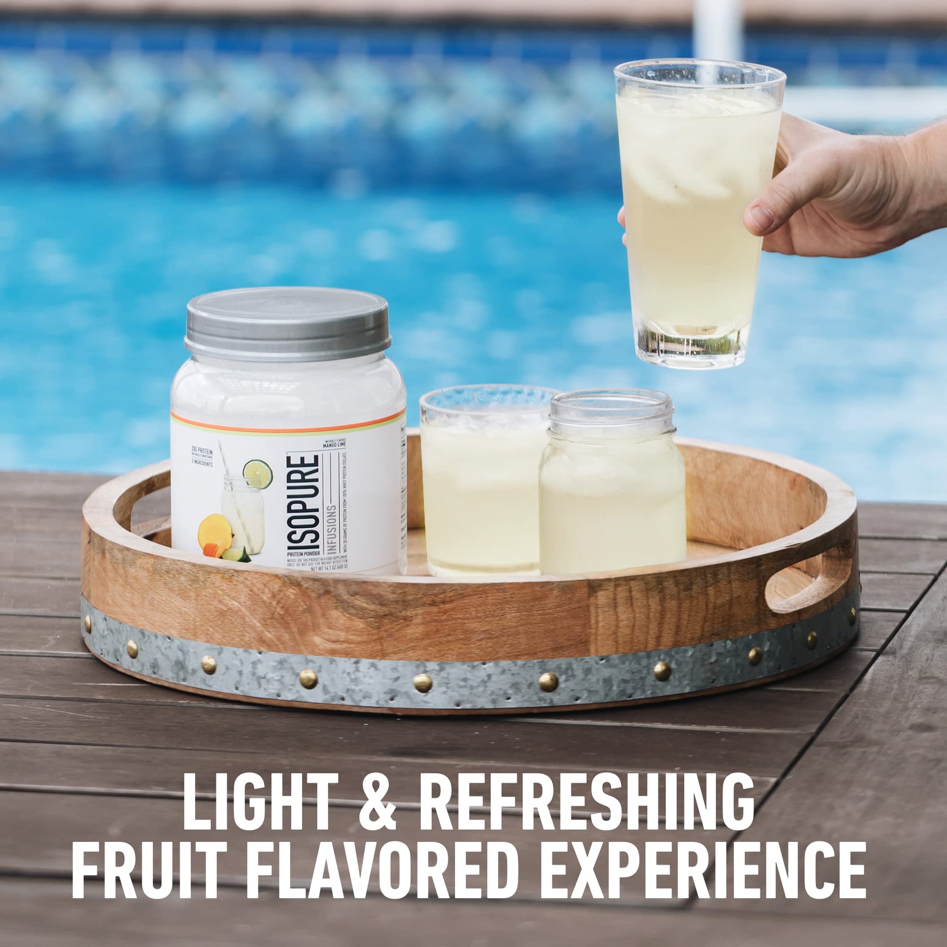 Isopure Protein Powder, Clear Whey Isolate Protein, Post Workout Recovery Drink Mix - Maple Wellness Supplements
