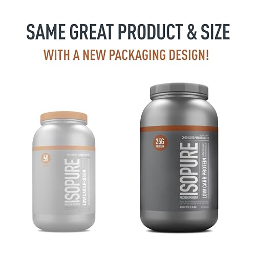 Isopure Protein Powder, Low Carb Whey Isolate with Vitamin C & Zinc for Immune Support, - Maple Wellness Supplements