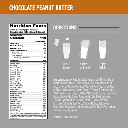 Isopure Protein Powder, Low Carb Whey Isolate with Vitamin C & Zinc for Immune Support, - Maple Wellness Supplements
