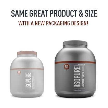 Isopure Protein Powder, Whey Isolate with Vitamin C & Zinc for Immune Support, 25g Protein - Maple Wellness Supplements