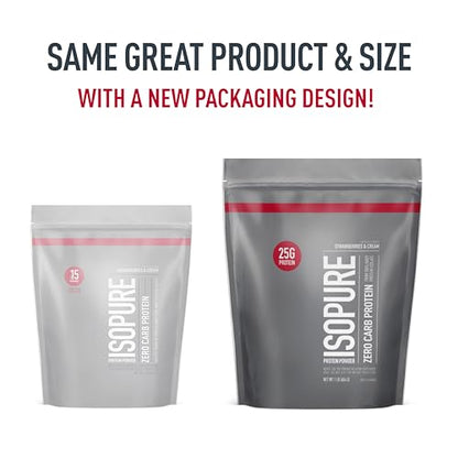 Isopure Protein Powder, Zero Carb Whey Isolate, Gluten Free, Lactose Free, 25g Protein - Maple Wellness Supplements