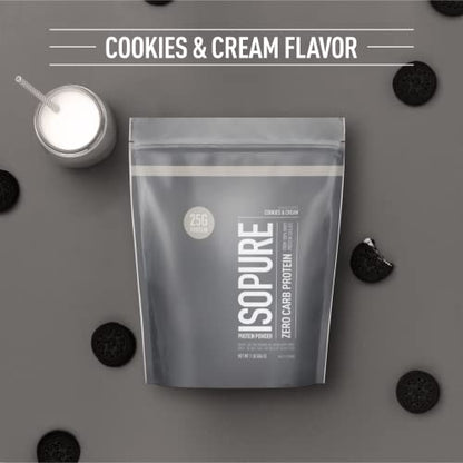 Isopure Protein Powder, Zero Carb Whey Isolate, Gluten Free, Lactose Free, 25g Protein - Maple Wellness Supplements