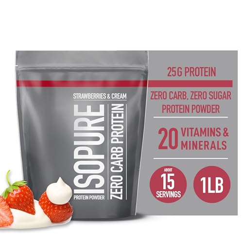 Isopure Protein Powder, Zero Carb Whey Isolate, Gluten Free, Lactose Free, 25g Protein - Maple Wellness Supplements