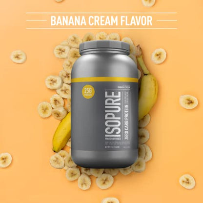 Isopure Protein Powder, Zero Carb Whey Isolate with Vitamin C & Zinc for Immune Support - Maple Wellness Supplements