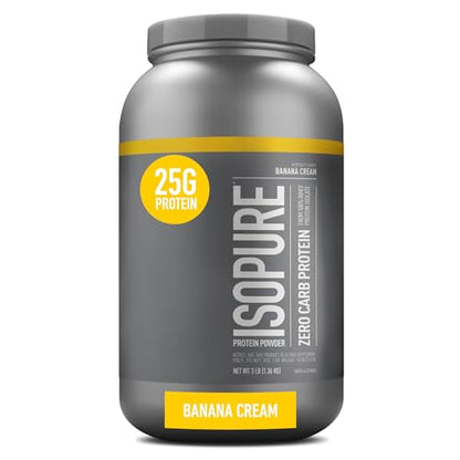 Isopure Protein Powder, Zero Carb Whey Isolate with Vitamin C & Zinc for Immune Support - Maple Wellness Supplements
