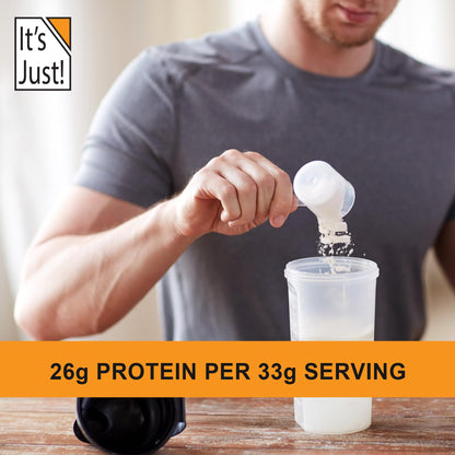 It's Just! - 100% Whey Protein Concentrate, Made in USA, Premium WPC-80, No Added - Maple Wellness Supplements