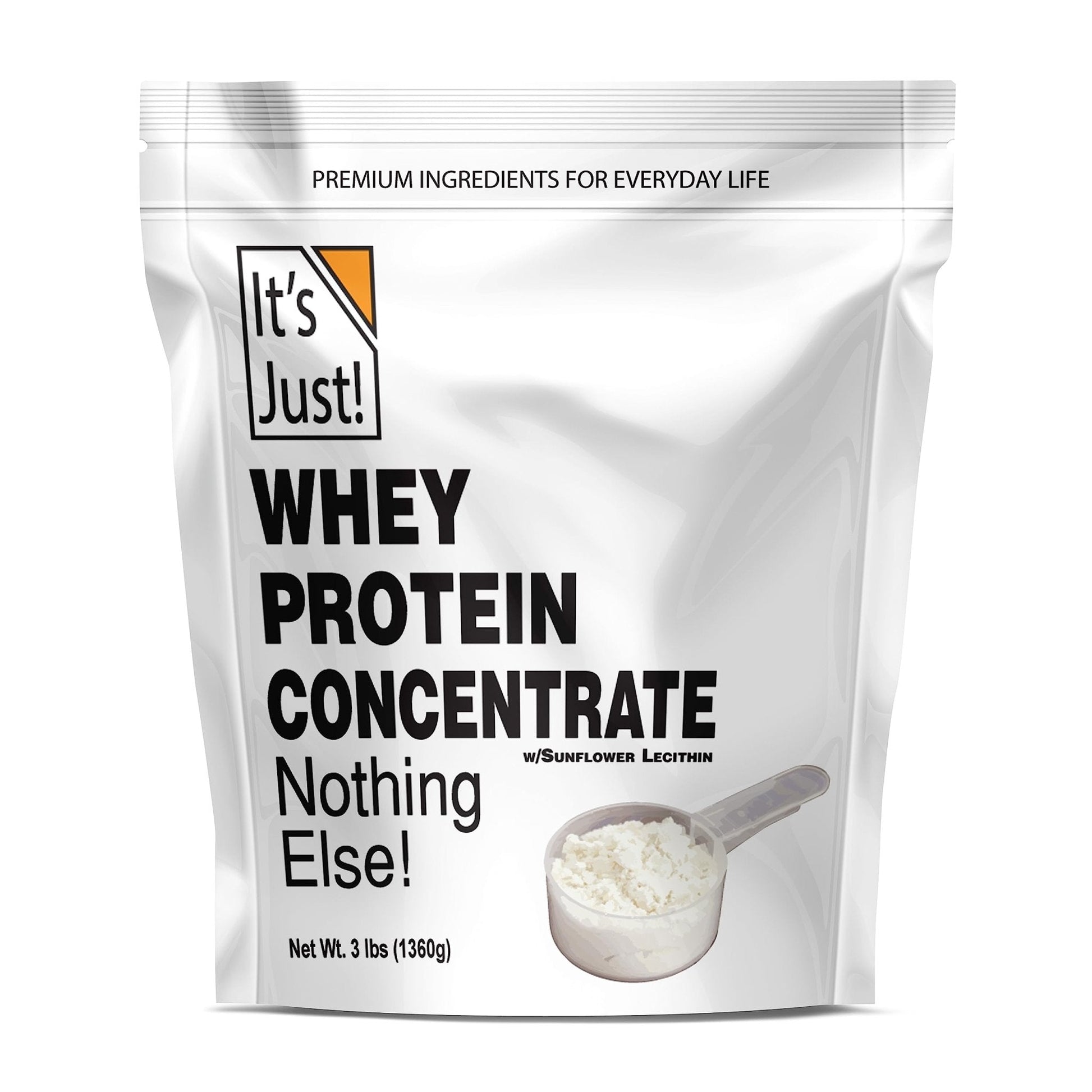 It's Just! - 100% Whey Protein Concentrate, Made in USA, Premium WPC-80, No Added - Maple Wellness Supplements