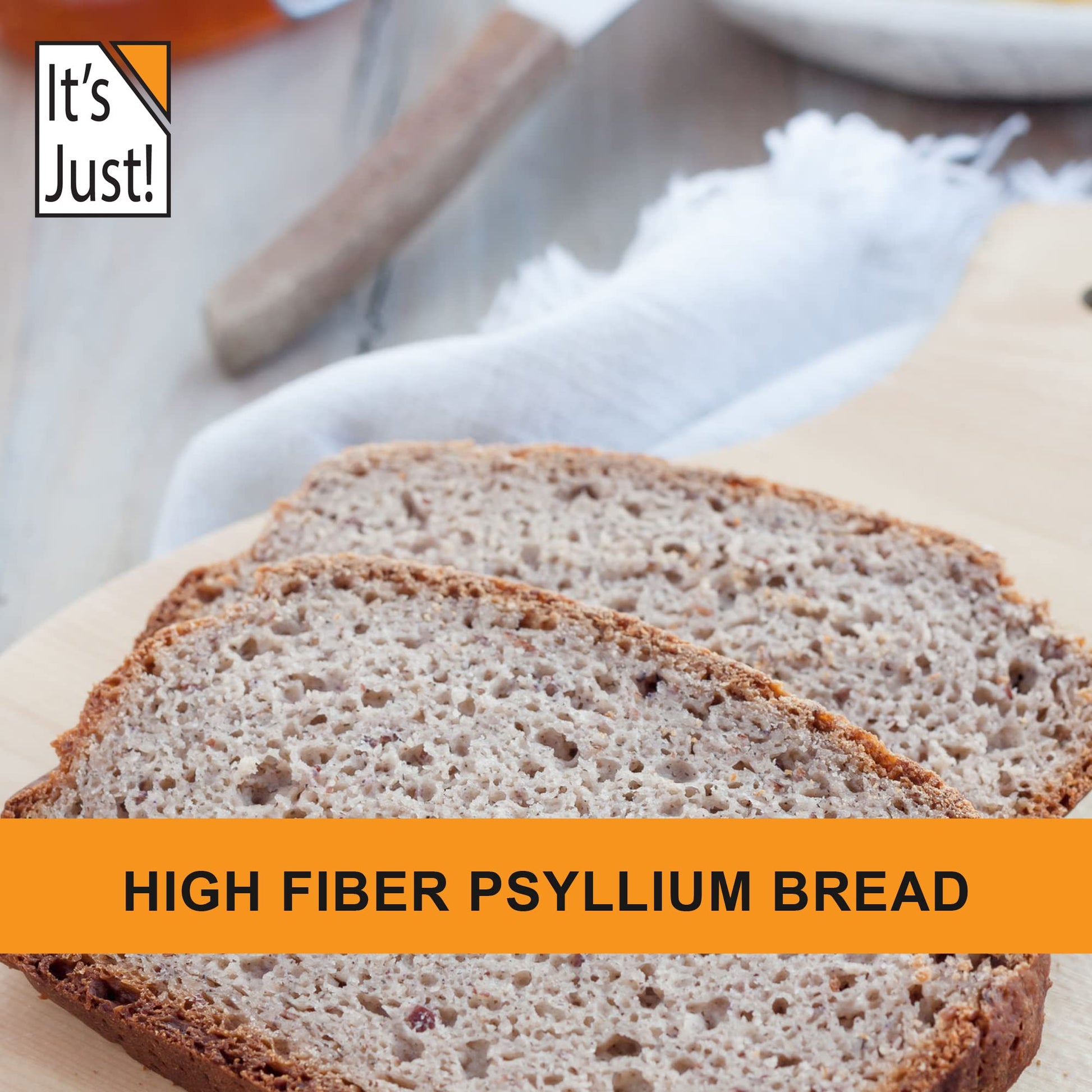 It's Just! - Psyllium Husk Powder, Easy Mixing Dietary Fiber, Cleanse Your Digestive System - Maple Wellness Supplements