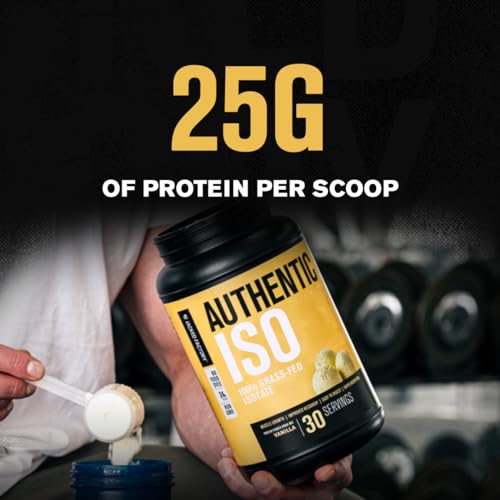 Jacked Factory Authentic ISO Grass Fed Whey Protein Isolate Powder - Low Carb - Maple Wellness Supplements