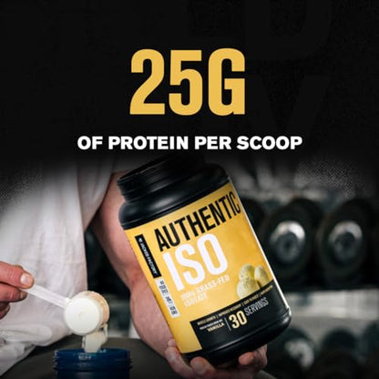 Jacked Factory Authentic ISO Grass Fed Whey Protein Isolate Powder - Low Carb - Maple Wellness Supplements