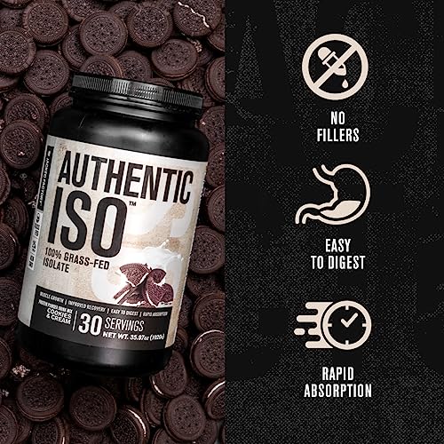Jacked Factory Authentic ISO Grass Fed Whey Protein Isolate Powder - Low Carb - Maple Wellness Supplements