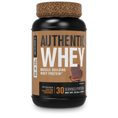 Jacked Factory Authentic Whey Muscle Building Whey Protein Powder - Low Carb - Maple Wellness Supplements