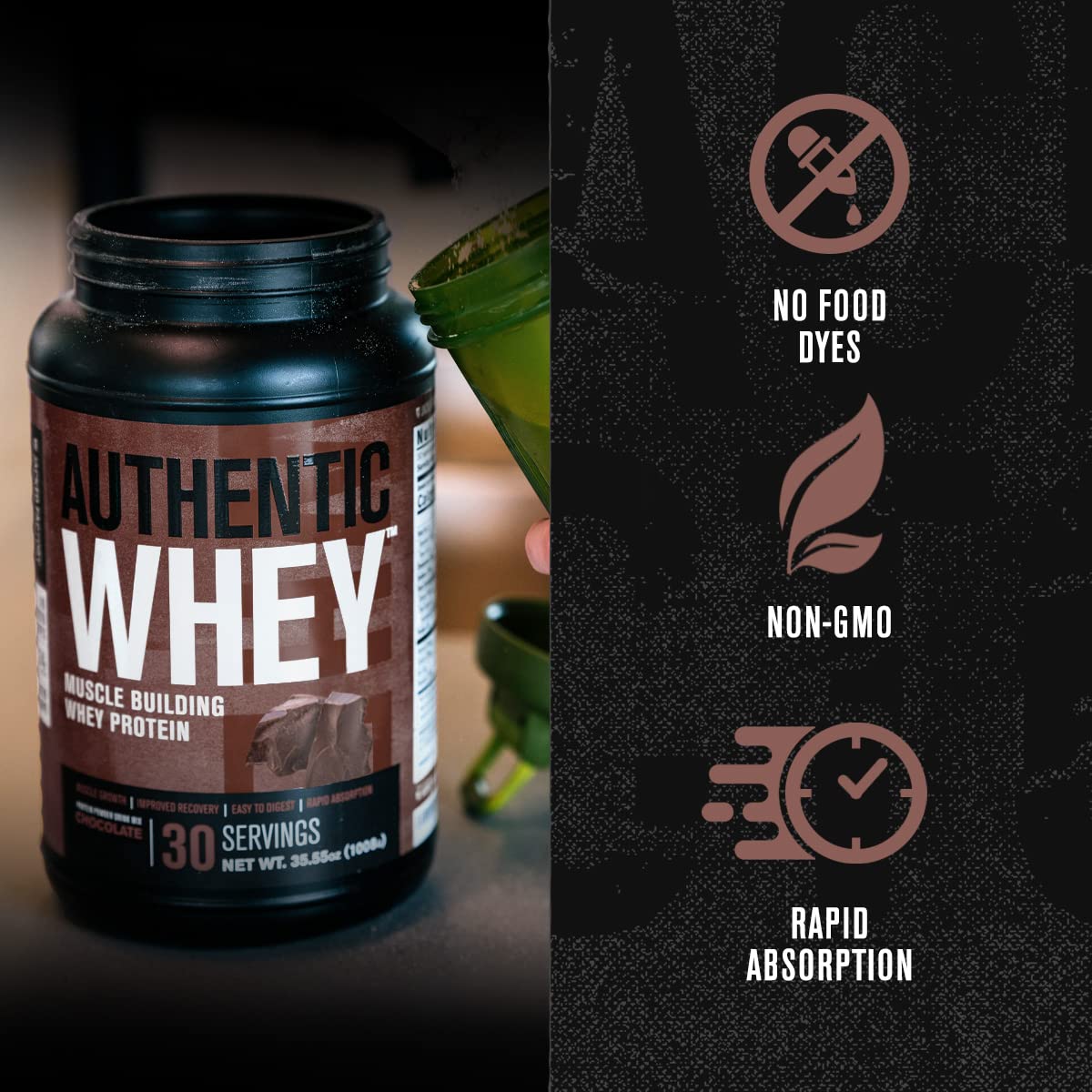 Jacked Factory Authentic Whey Muscle Building Whey Protein Powder - Low Carb - Maple Wellness Supplements