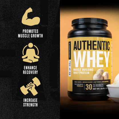 Jacked Factory Authentic Whey Muscle Building Whey Protein Powder - Low Carb - Maple Wellness Supplements