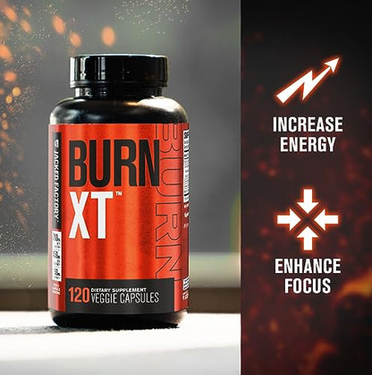 Jacked Factory Burn-XT Body Recomposition for Men & Women - Improve Focus - Maple Wellness Supplements