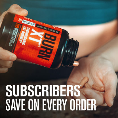 Jacked Factory Burn-XT Clinically Studied Fat Burner & Weight Loss Supplement - Appetite Suppressant & Energy Booster - with Acetyl L-Carnitine - Maple Wellness Supplements