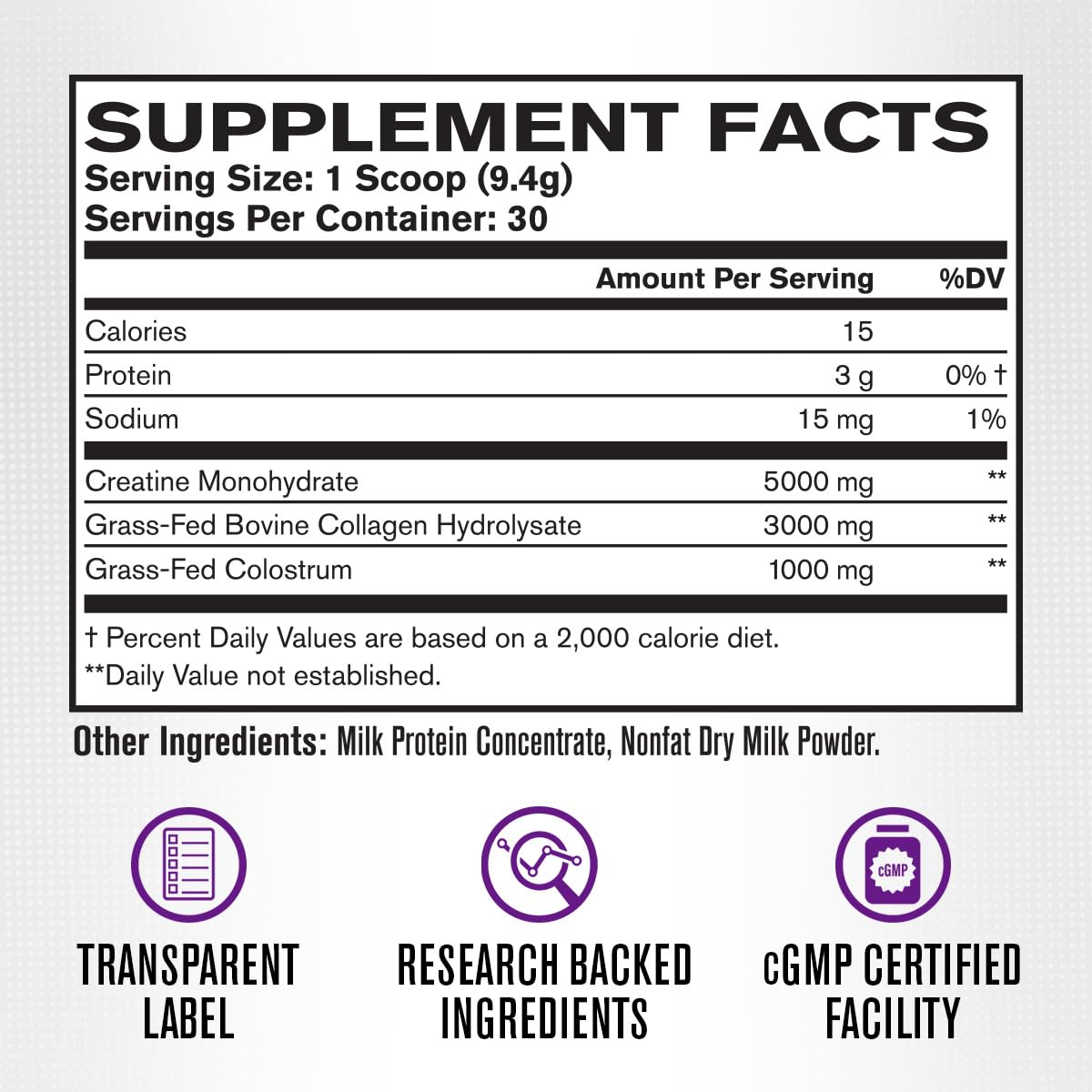 Jacked Factory Creatine for Women - Creatine Monohydrate with Collagen + Colostrum to Support Workout Performance, Lean Muscle Growth, Healthy Hair, Skin, - Maple Wellness Supplements