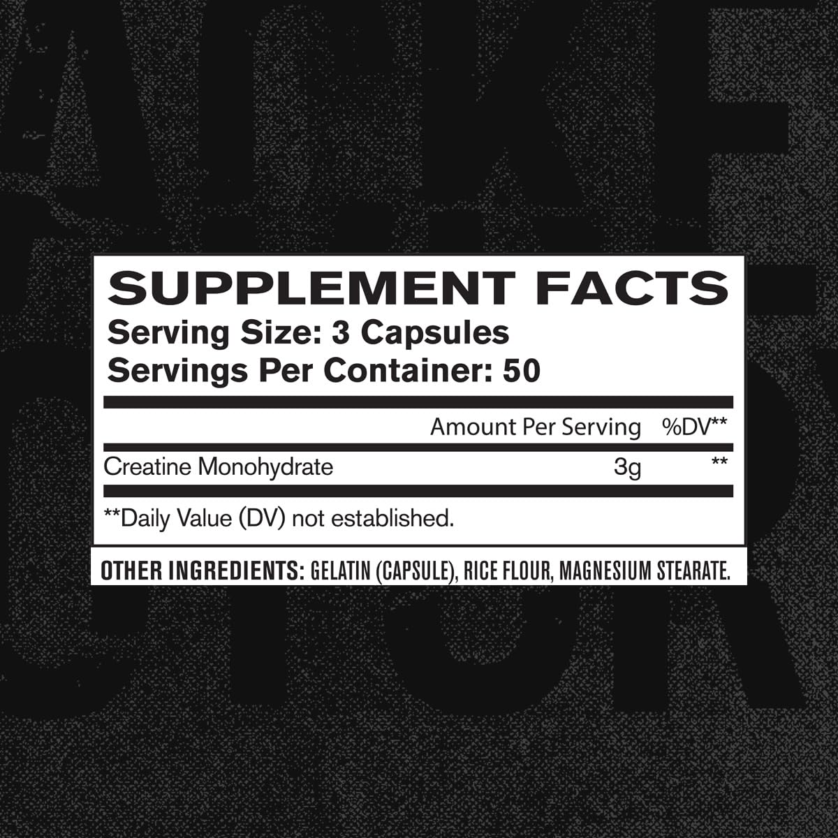 Jacked Factory Creatine Monohydrate Capsules - Creatine Pills for Muscle Growth, Increased Strength, Enhanced Energy Output and Improved Athletic Performance - 150 Capsules - Maple Wellness Supplements