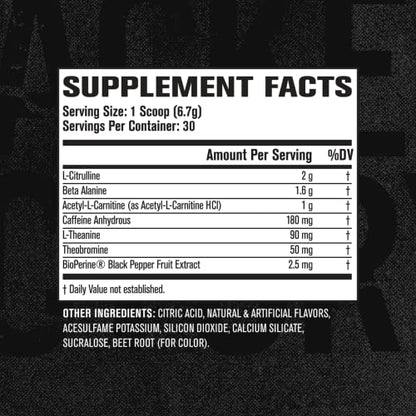 Jacked Factory NITROSURGE Shred Pre Workout Supplement - Energy Booster, Instant - Maple Wellness Supplements