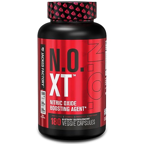 Jacked Factory N.O. XT Nitric Oxide Supplement with Nitrosigine L Arginine, L Citrulline - Maple Wellness Supplements