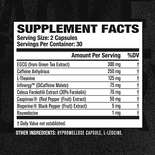Jacked Factory Thermo XT Thermogenic Fat Burner - Cutting Weight Loss Supplement - Maple Wellness Supplements